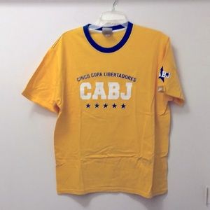 Nike Men’s Large Yellow T-shirt. Cinco Copa Libertadores. Mint condition!